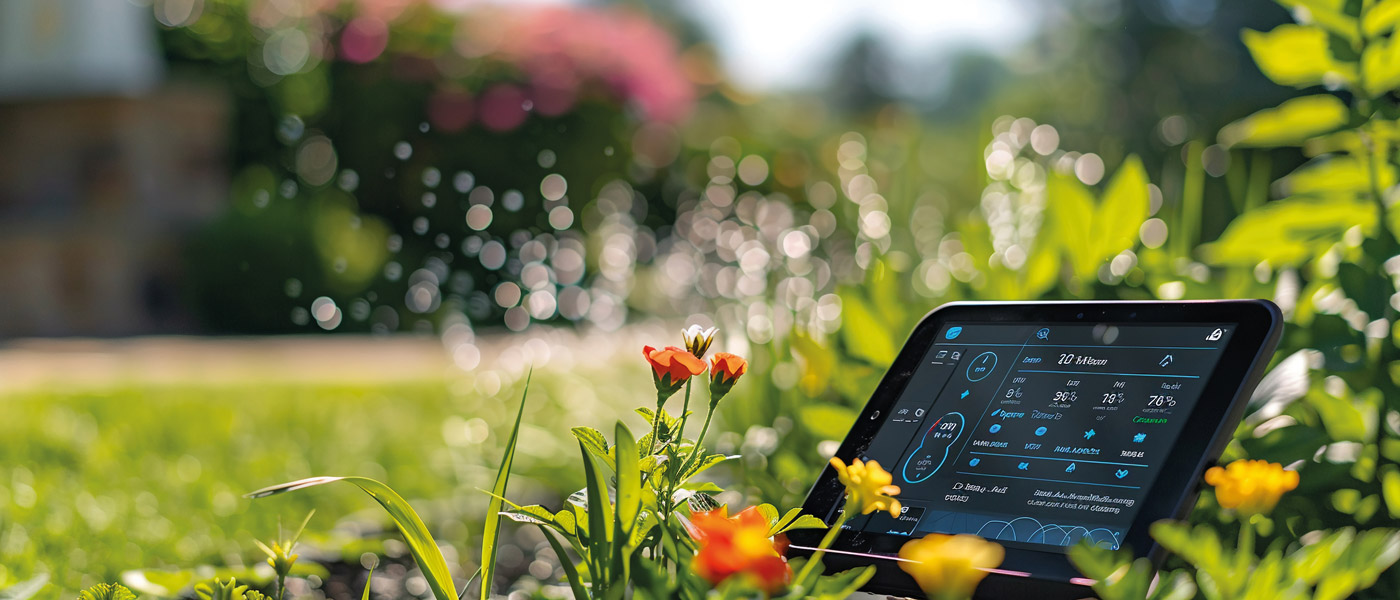 Seitz Gartenbau - Gartentechnik - Bewässerungssystem, automatisch über Appsteuerung.