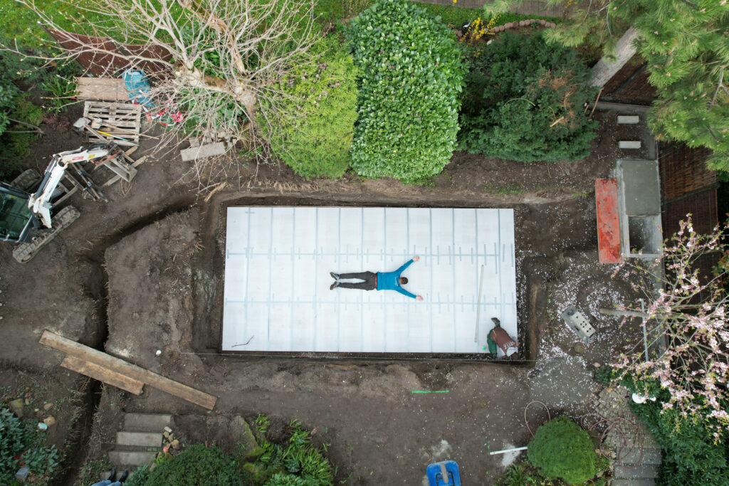 Seitz Garten- und Landschaftsbau - Von der Idee zur Oase - Gartenbeispiel Hockenheim vorher